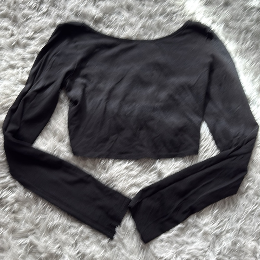 Black Crop Top